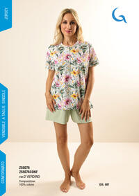 PIGIAMA DONNA M/M Z55076 Tellini S.R.L. Großhandelskleidung